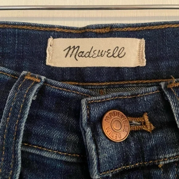 🎉Host Pick🎉 Madewell 9” Mid-Rise Skinny Jeans‎ Size 25 w/ 5 pockets & stretch - Picture 6 of 10